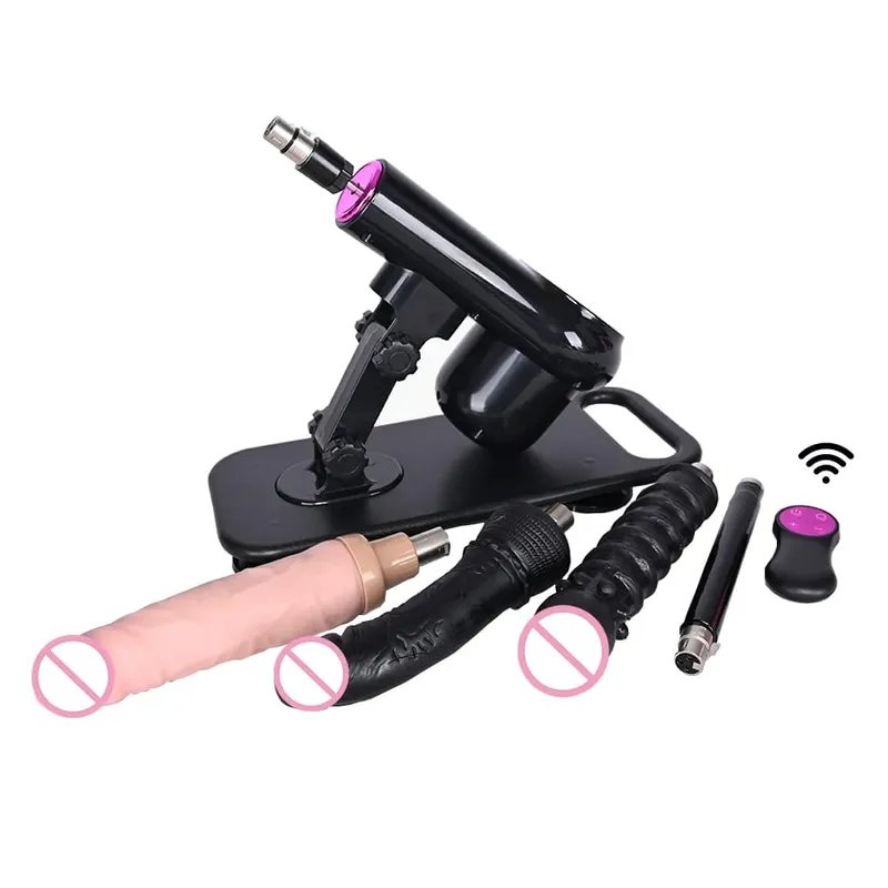 vibratore telescopico automatico della macchina dell'amore che spinge la macchina del sesso con diversi giocattoli allegati al dildo Giocattoli del sesso — image 20