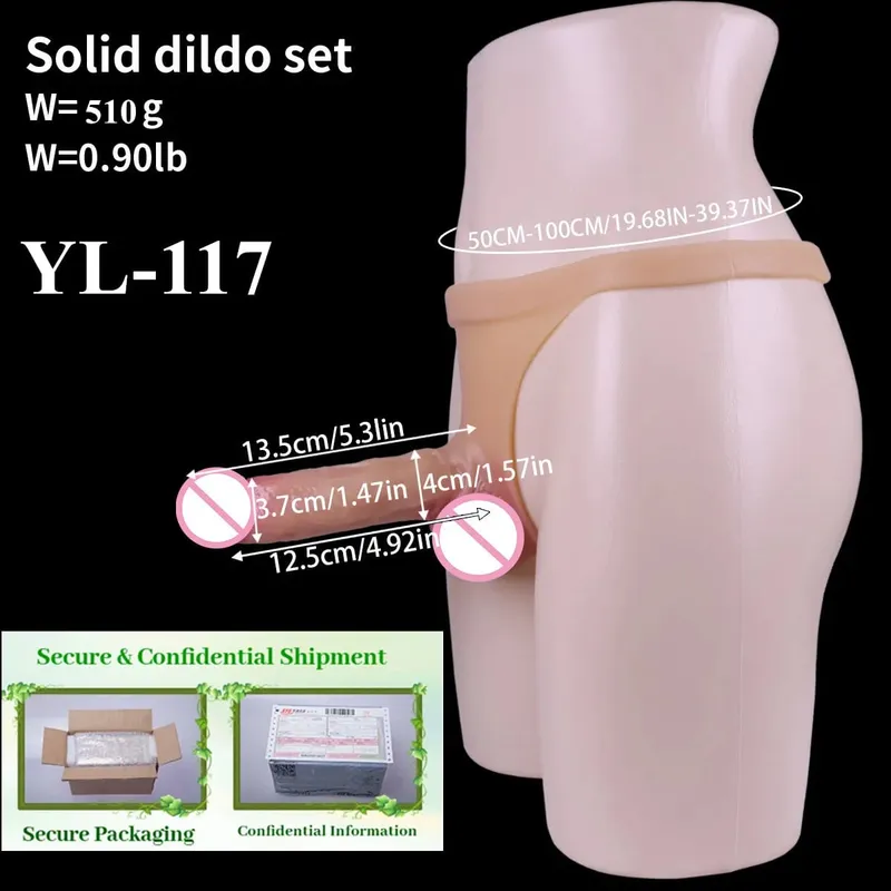 Nowe silikonowe stałe, puste Dildo z stringami nakładka na penisa nakładka na penisa wysoka elastyczność Cock Extender T-Back dla dorosłych 18+ męska zabawka erotyczna — image 9