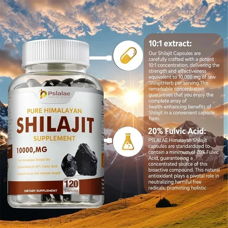 100% Shilajit-mineraalsupplement met hoge zuiverheid - Prestaties verbeteren Stress verlichten De stemming verbeteren Mannelijke maat vergroten Niet-GMO — image 4