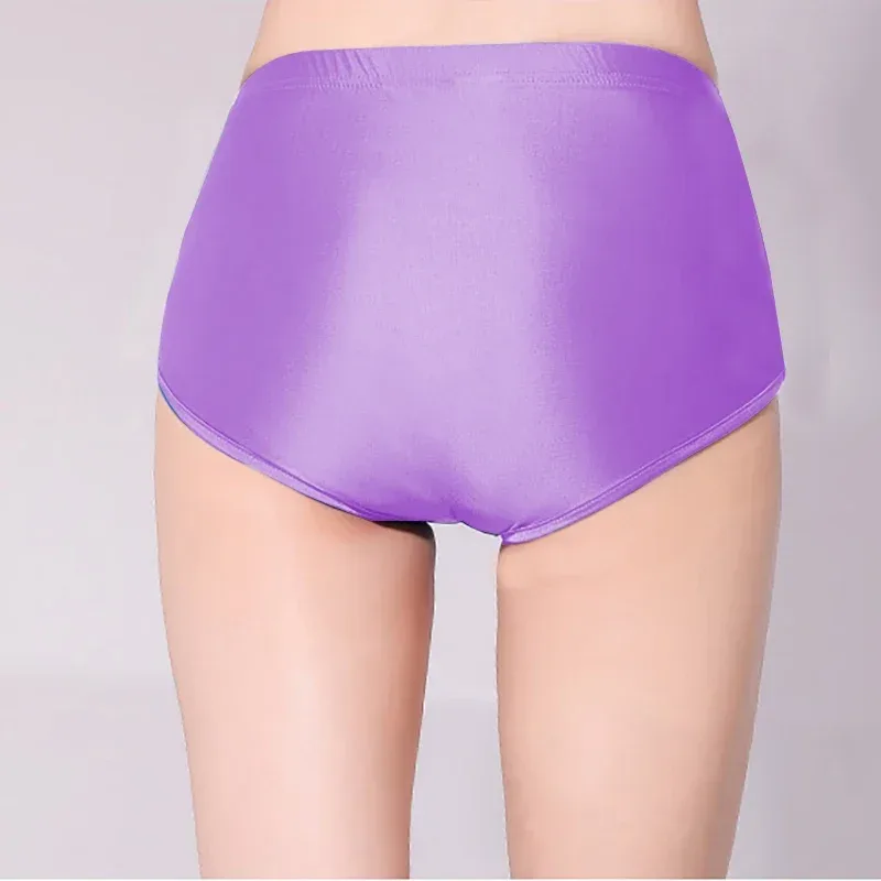 Glossy Seamless Spandex Shorts Silky Smooth Sexy Solid Pants High Waist Tights Biker Running Workout underwear men briefs — image 5