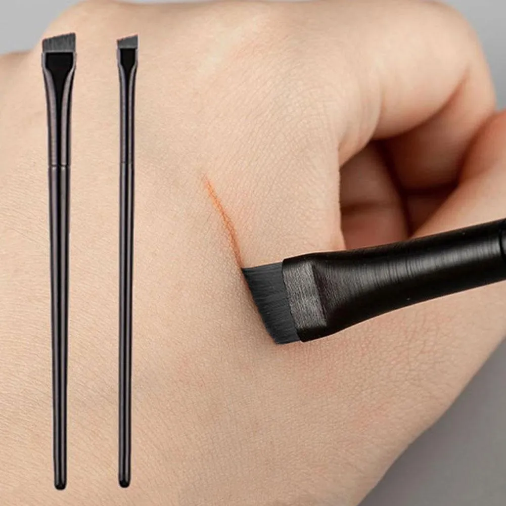 Øjenbryn Eyeliner børste Lille vinklet lille vinklet øjenbryn kosmetisk liner 1 stk børste makeup børster konturværktøjer bryn børste — image 1