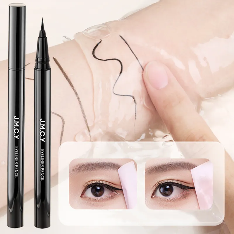 1 ชิ้นสีดำ Eye Make-up Liquid Eyeliner Lasting กันน้ำไม่ซีดจางเครื่องมือแต่งหน้าความงาม Quick Dry Non Halo Dye อายไลเนอร์ — image 1