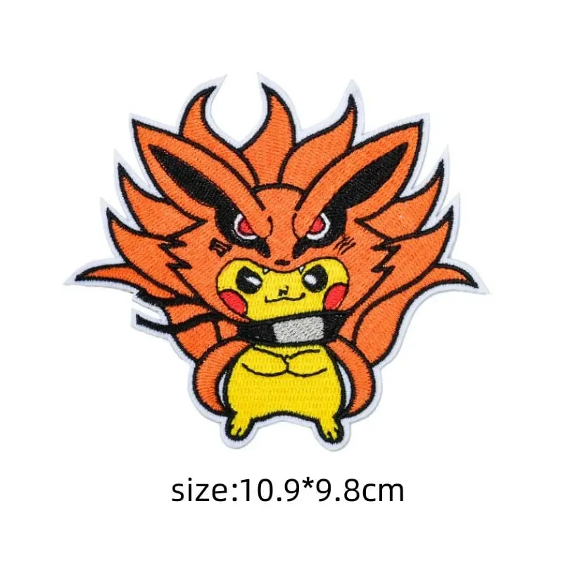 30 Stijl Doek Patch Pikachu Charizard Kleding Stickers Naaien Borduren Patches Applique Ijzer Op Kleding Cartoon Diy Kledingstuk — image 43
