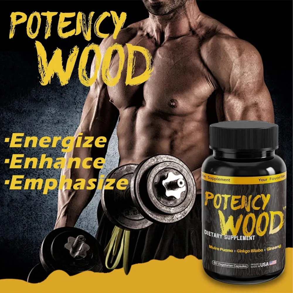 Suplemen Herba Kayu Potensi dengan Ginseng Ashwagandha 60 Kapsul Tenaga Adaptogen Stamina Antioksidan Imun Kesihatan Usus — image 2