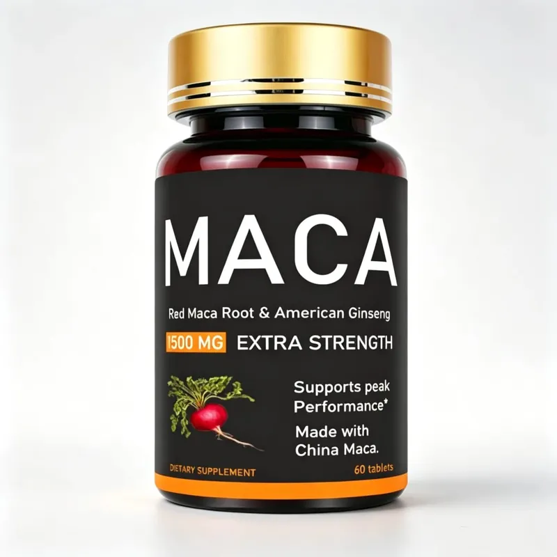 Original Ashwagandha Ginseng & Maca Tabletten Männliche Ergänzung Immunitätskapseln für Männer