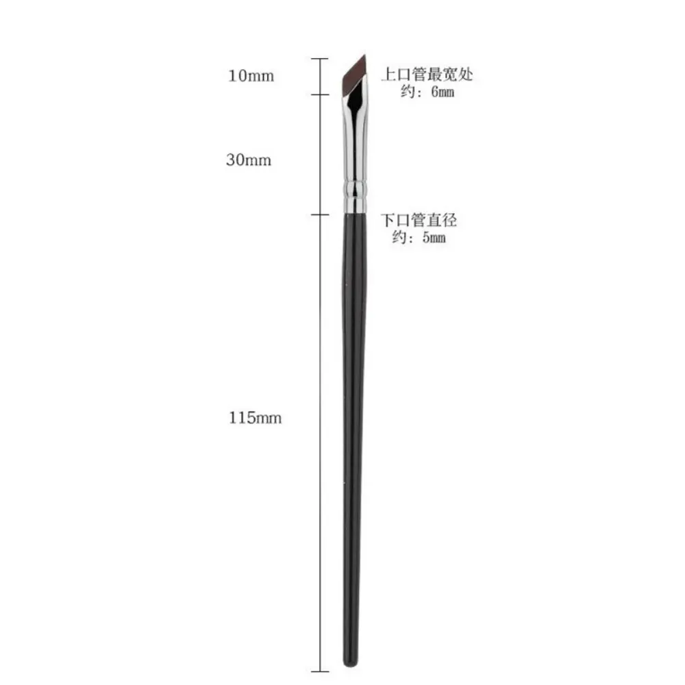 20pcs 울트라 얇은 파인 앵글 플랫 아이 라이너 브러시 업그레이드 블레이드 상자가있는 자세한 아이 라이너 용 정밀 눈썹 라이너 메이크업 도구 — image 2