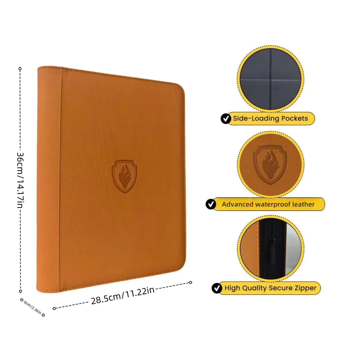 9-Pocket Ring-Less Card Binder Double Capacity Can Hold 864 Cards Suitable for Sport/YGO/PTCG/Game Cards — image 4