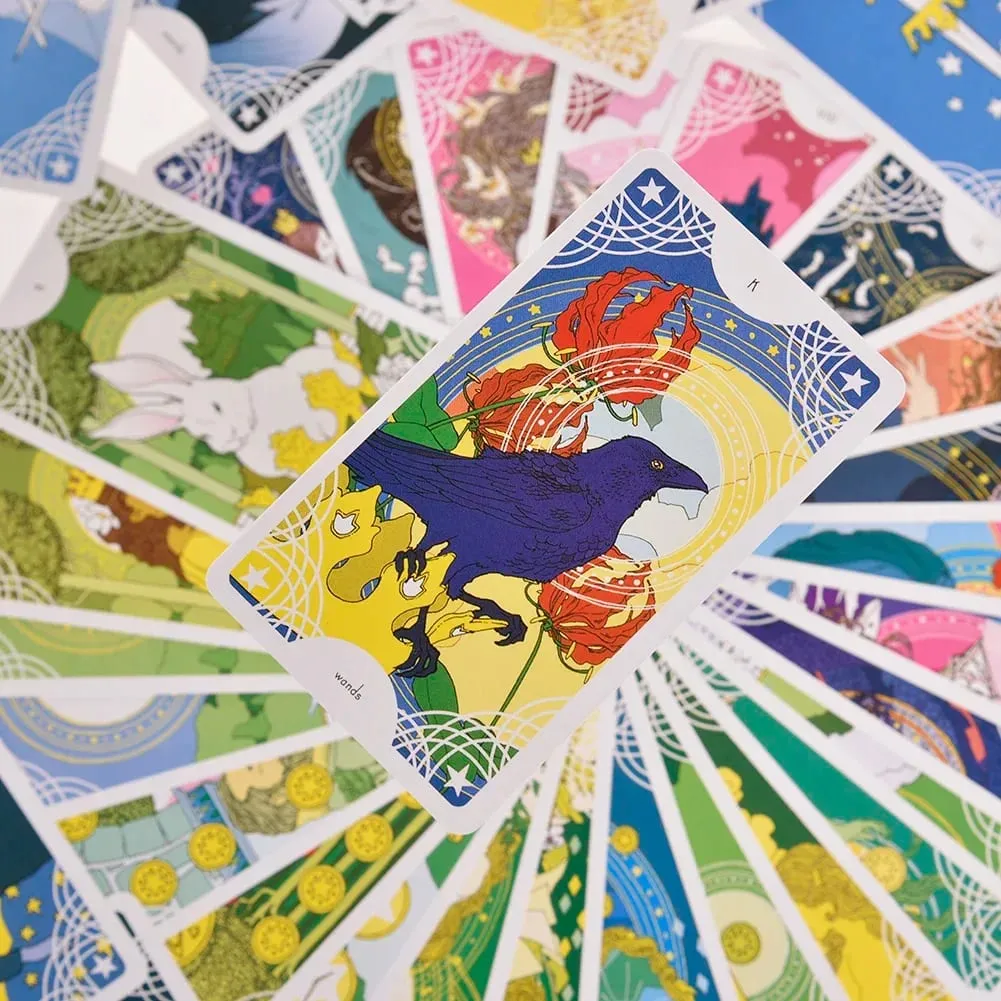 Star Spinner Tarot Cards A 81 Tarot Table Deck Oracle Card English Fun Playing Divination Fate Board Games for Women — image 5