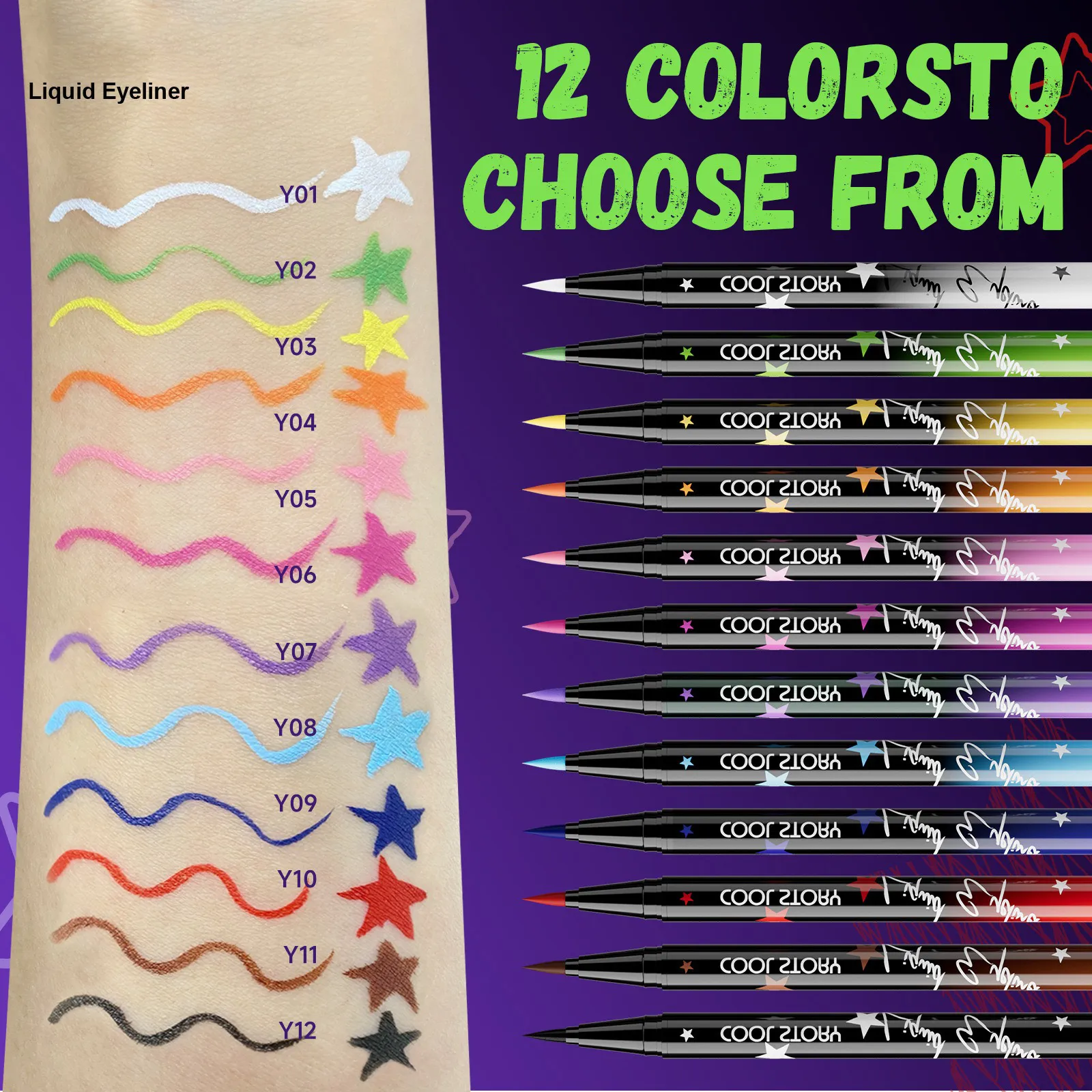 Rot, weiß, schwarz, wasserfester Eyeliner-Stift, untrafeiner flüssiger Eyeliner-Stift, schnell trocknend, langlebig, nicht verschmierend, Make-up-Kosmetik — image 6