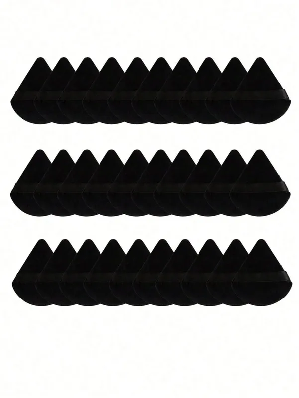 50/40/30/20/10/5 Soffi triangolari in velluto Soffi riutilizzabili Viso e occhi Soffi per trucco Fondotinta Trucco Strumenti per trucco in polvere — image 9