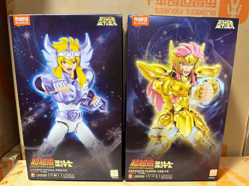 In Stock BLOKEES Saint Seiya CLASSIC CLASS Gold Saint Virgo Shaka Pisces Aphrodite Andromeda Cygnus EX Gold Assembled Model Toys — image 13