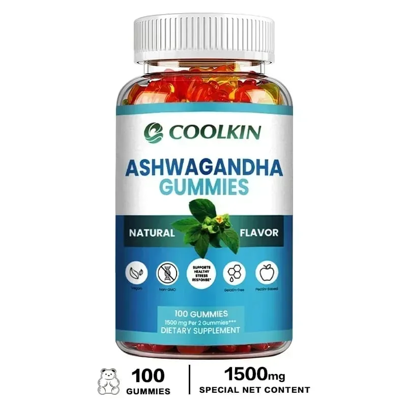 Caramelle gommose all'Ashwagandha - Migliorano la forza fisica e la resistenza Alleviano lo stress e l'ansia Migliorano la qualità del sonno Antiossidante — image 9