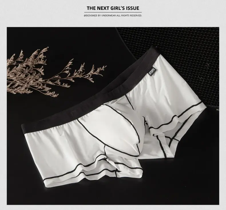 Men's Sexy Lingerie Ultra Thin Ice Silk U Touch Comfortable, Breathable, Sexy Boxers, Men's Boxer Lingerie GT272 — image 8