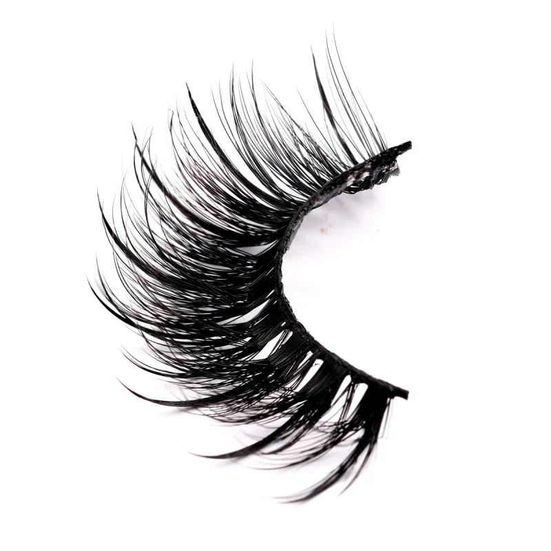 Cils humides pointes Volume moelleux pleine bande cils accessoires de maquillage Faux vison cils vendeur humide Manga cils Faux cils — image 7