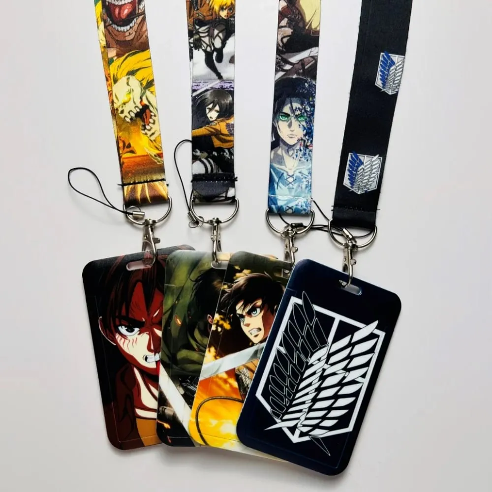 Postacie z anime Etui na karty Smycze Klucze Pasek na szyję Odznaka na kartę Brelok ID Karta kredytowa Okładka na kartę Powiesić linę Smycz lasso — image 1