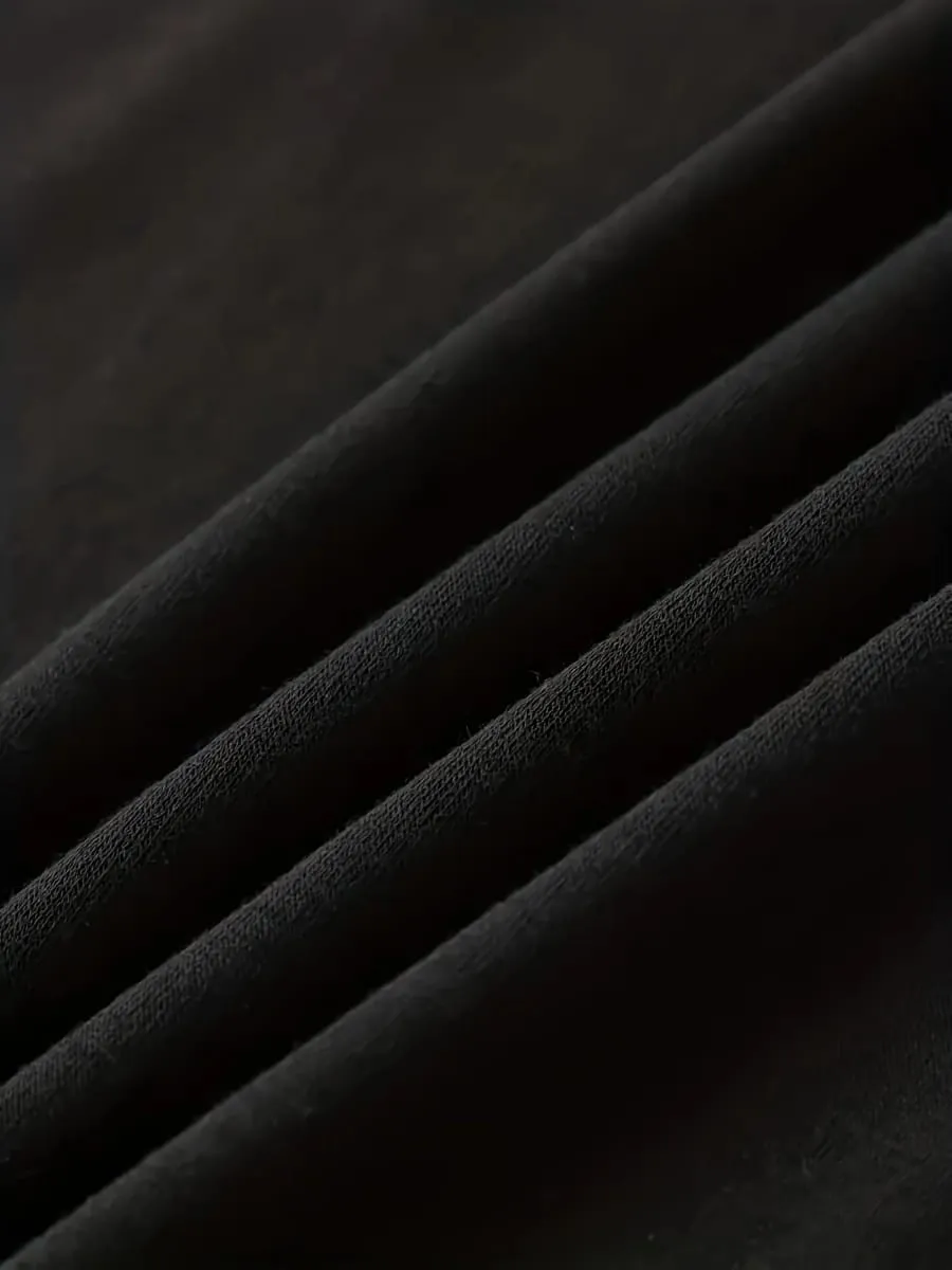 Damen-Sommerkleid mit lockerem Sonne-Mond-Planeten-Muster, bedruckt, Rundhalsausschnitt, kurze Ärmel, Tasche, bequemes, lässiges Kleid in Übergröße — image 6