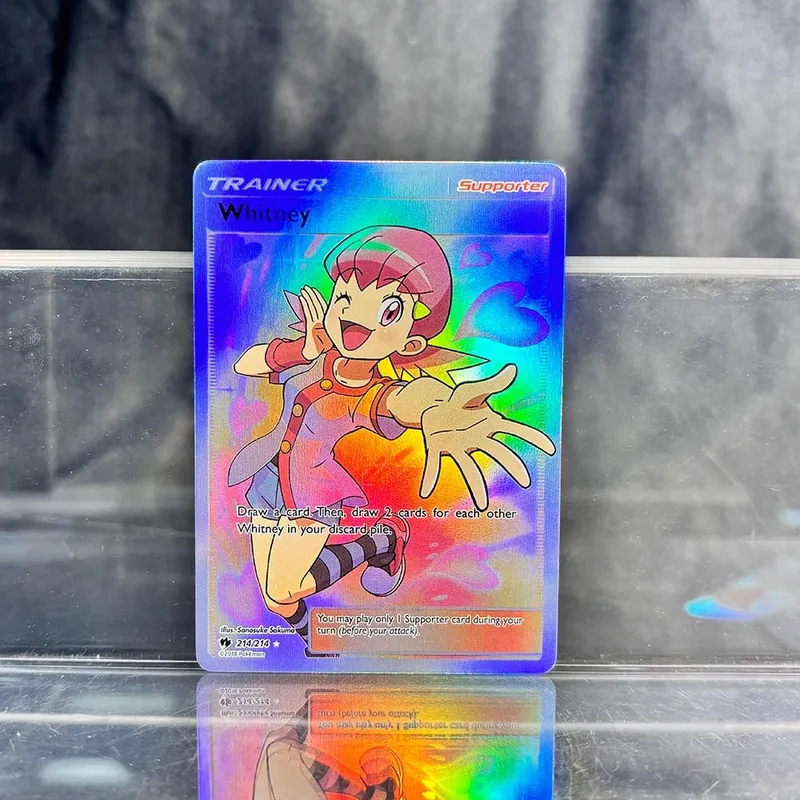 PKM Proxy Thẻ Cổ Điển Charizard Mew Với Ex Đơn Thẻ Bộ Sưu Tập PTCG Suicune Gx Tyranitar Gx Mất Thunder Lá Thẻ — image 22