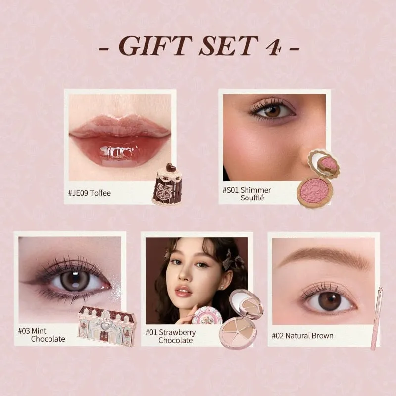 Set Kado Rias Koleksi Flower Knows The Sweetie Bear Termasuk Eyesahdow + Lip Jelly + Pensil Alis + Concealer + Blush On — image 3