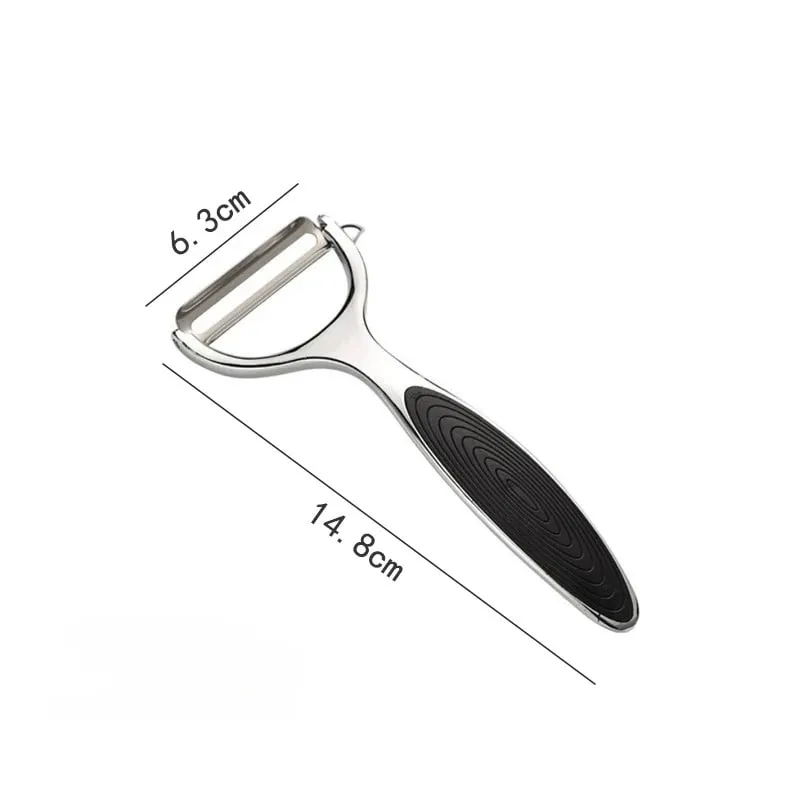 สแตนเลสสตีลผัก Peeler Potato Peeler มัลติฟังก์ชั่แครอทเครื่องขูดผลไม้เครื่องมืออุปกรณ์ครัว Gourmet Pelador Bar — image 4