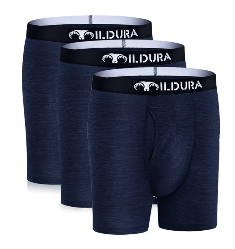 100% Merino Wool Boxer Briefs Men Underwear Merino Wool Boxer Underpants Men Boxer Brief Moisture Wicking Breathable Soft 180G — image 18