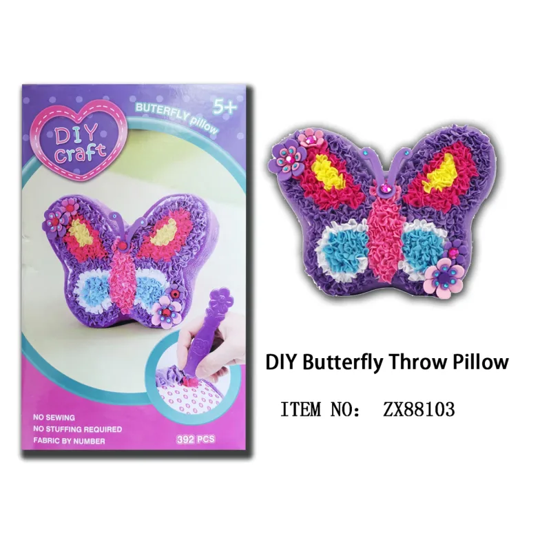 DIY pluszowa poduszka dla dzieci ręcznie robiona poduszka pakiet materiałów miękka zabawka Kawaii urocza lalka dla dzieci Puzzle dla dzieci zabawki wykonane ręcznie zestawy prezenty dla dziewczynek