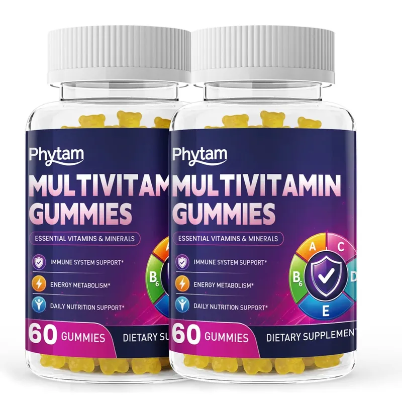Multivitamin Dewasa Bear Gummies 14 dalam 1 Vitamin Mineral Kompleks Vitamin C Zink B D Metabolisme Tenaga Imun Sokongan Pemakanan Harian 60 Kiraan — image 8