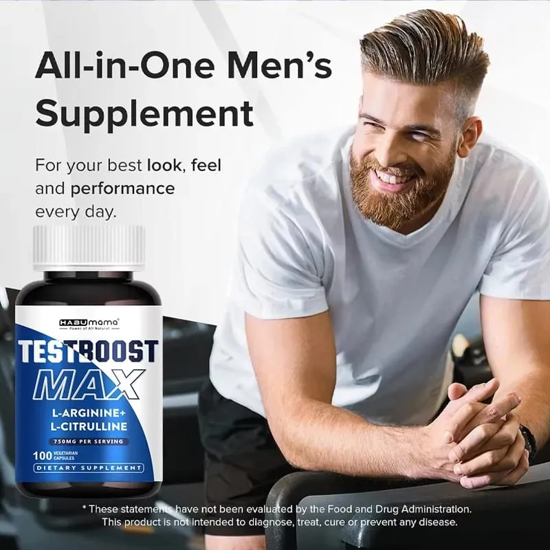 Pil Arginine Suplemen Meningkatkan Otot Lelaki Libido Meningkatkan Stamina 100% Tulen Bukan GMo — image 1