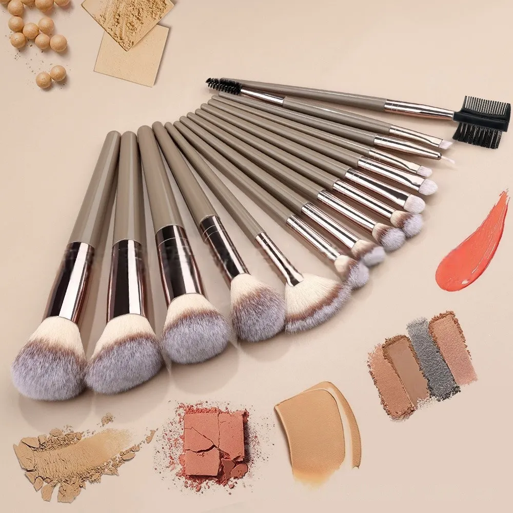 20Pcs 메이크업 브러쉬 세트 소프트 합성 섬유 파운데이션 아이 섀도우 블렌딩 블러쉬 파우더 컨투어 뷰티 도구 — image 6