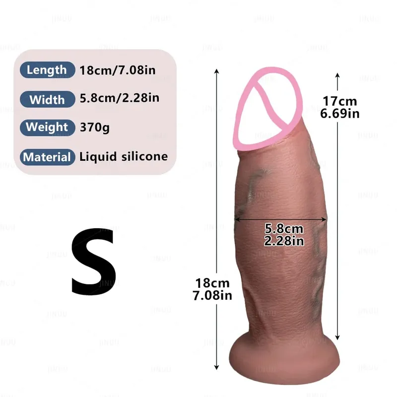 Riesiger realistischer Dildo, Fantasie, langer Penis, großer Schwanz, Saugnapf, Dildos für Frauen, riesiger Analdildo, Sexspielzeug für Frauen, Männer, Homosexuell — image 11