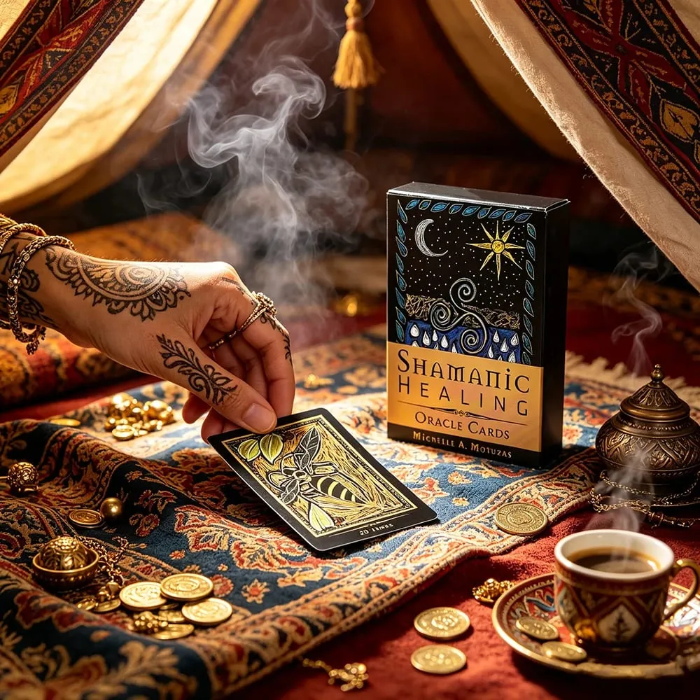 Carte oracolo di guarigione sciamanica Carta di meditazione del mazzo oracolo di guarigione spirituale, regalo per praticanti spirituali — image 2