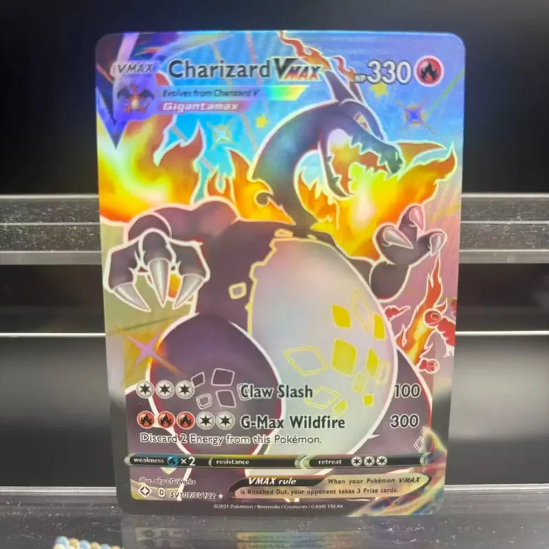 DIY Collection Cards Mega X ex Self Made Single Card Classic Game Anime Card Gavelegetøj — image 4