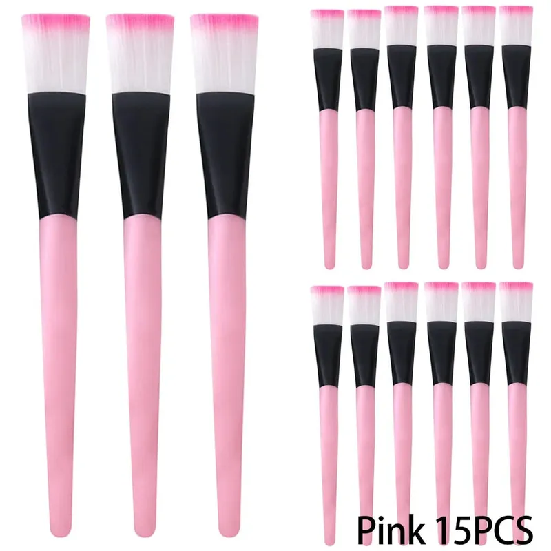 10PCS Berus Topeng Kipas Muka Berus Alat Aplikator Topeng Muka Berus Solek Untuk Wanita Pakar Estetika Alat Kosmetik Topeng Muka DIY — image 9