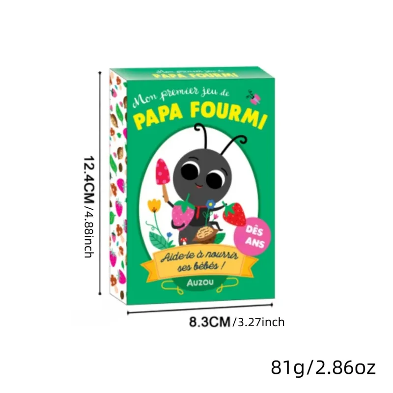 "Adorable Little Ants" Team-Based Digital Game French Version Card Game French Board Game Suitable as a Gift Perfect for Parties Ideal for Halloween Christmas