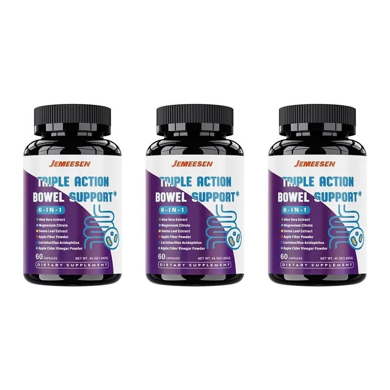 Gli integratori intestinali con polvere di buccia di psilio, aceto di sidro di mele, promuovono la salute intestinale, il metabolismo e la salute dell'apparato digerente. — image 9