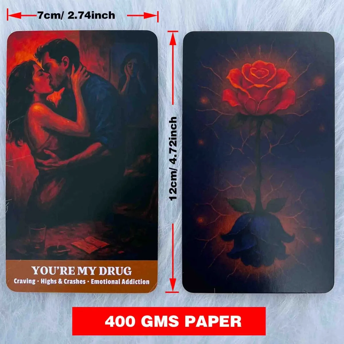Messy Truth Card 54 Deck 13x8 cm Tarot-Wahrsagespiel für Kinder ab 14 Jahren Entdecken Sie Ihren Weg zur Bewältigung von Herausforderungen in Kartenspielen — image 6