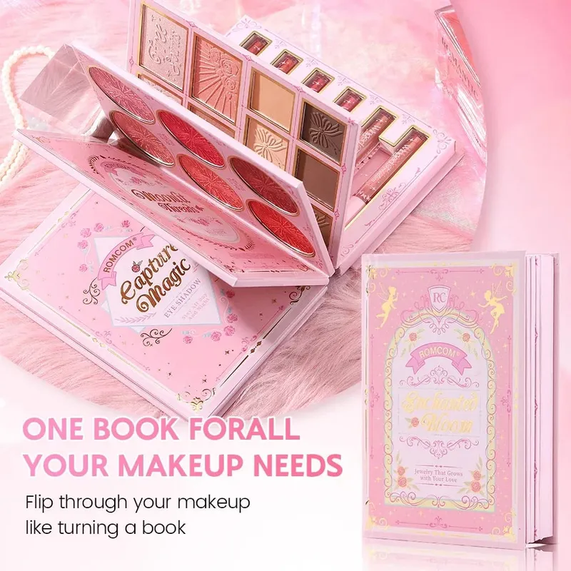 5 ชั้น All In One Makeup Book Palette 48 อายแชโดว์ + 6 Blush + Contour Highlight Brow Pomade + 6 ลิปสติก Full Face แต่งหน้าชุด — image 6
