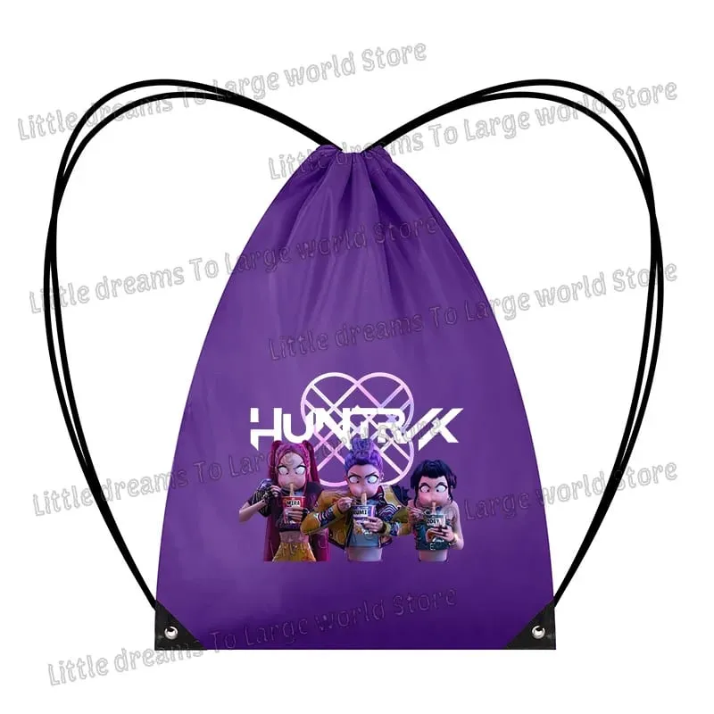 Anime Figure Drawstring Bag Portable Backpack Large Capacity Gym Sports Clothes Organizer Storage Pouch Bundle Pocket Women Gift — image 14