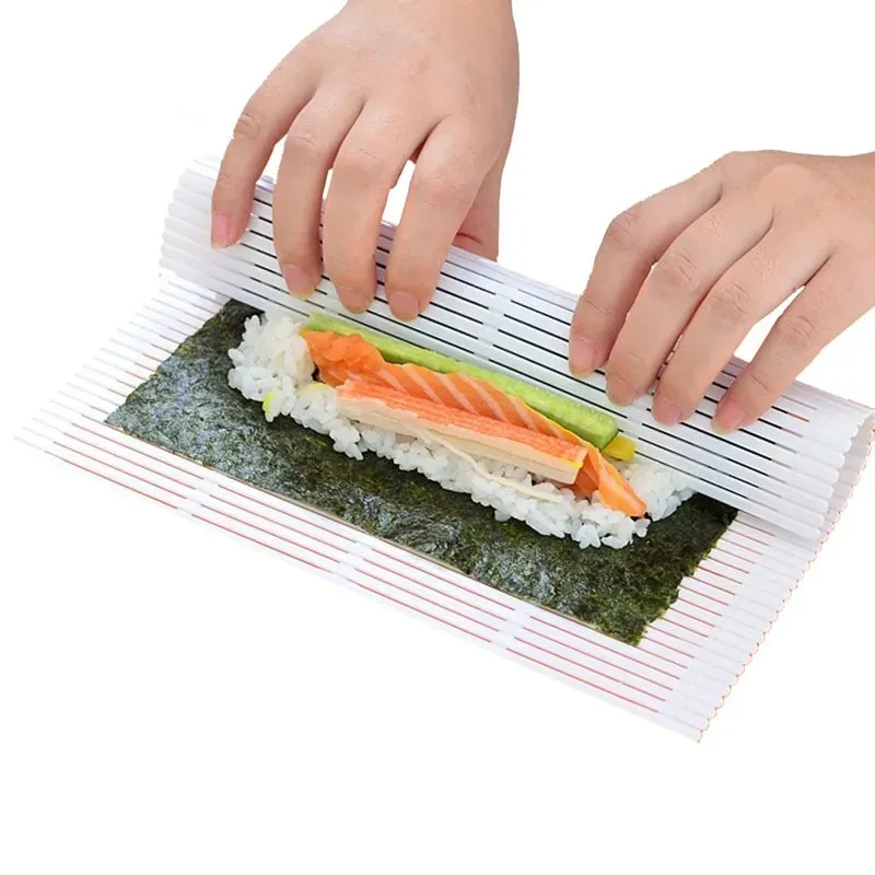 Tappetini per sushi in silicone Tappetino per sushi da cucina Plus Tappetino per sushi antiaderente Sushi Roll Maker PYKC0819-3