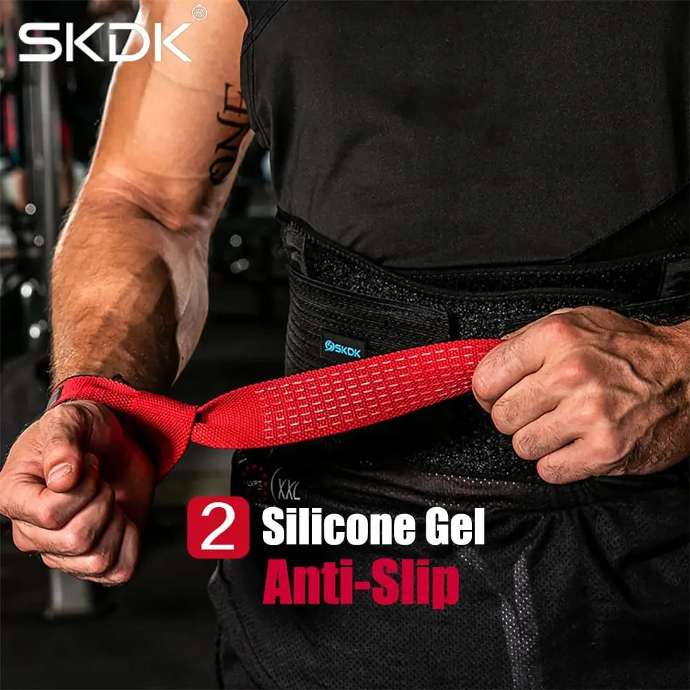 1 paio di cinturini da polso per sollevamento pesi, allenamento per la forza, regolabile, antiscivolo, palestra, fitness, cinturino per sollevamento, supporto per il polso, fascia per impugnatura sportiva — image 5