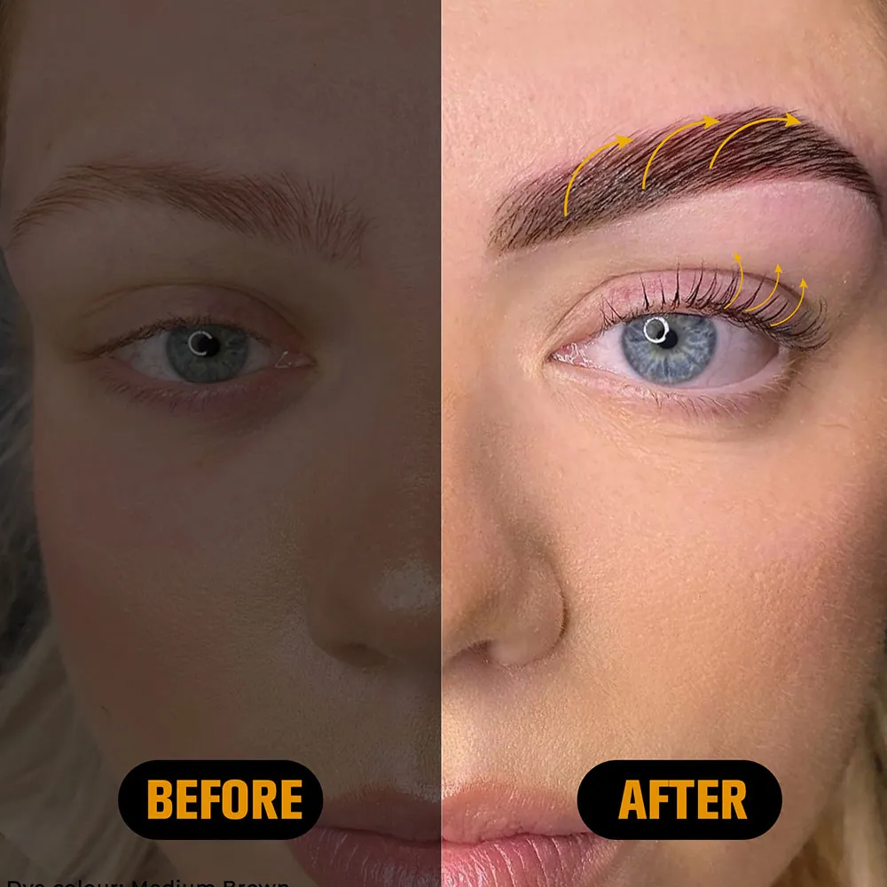 Gollee Eyelash Lifting Perm Kit Natural Lashes Enhancer ยาวนาน 4-6 สัปดาห์สีดำ Lash Brow Tinting เปียร์ม Professional แต่งหน้า — image 3