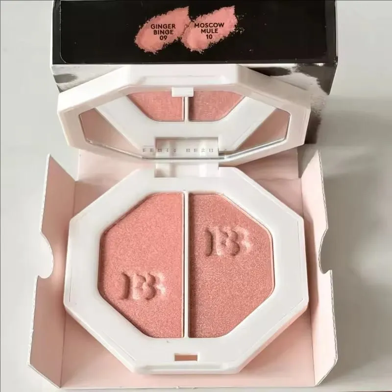 Hot Fenty Beauty Lipgloss Lippenstift Wasserglanz Highlight Mirror Lasting FUSSY HEAT RIRI Funkelnde, charmante, feuchtigkeitsspendende Lippenpflege — image 22