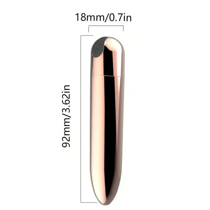 USB Şarj Edilebilir Kurşun Vibratör - Su Geçirmez Mini Güçlü Vibratör 10 Mod Klitoris G-Spot Stimülatörü Kadınlar için Seks Oyuncak — image 17