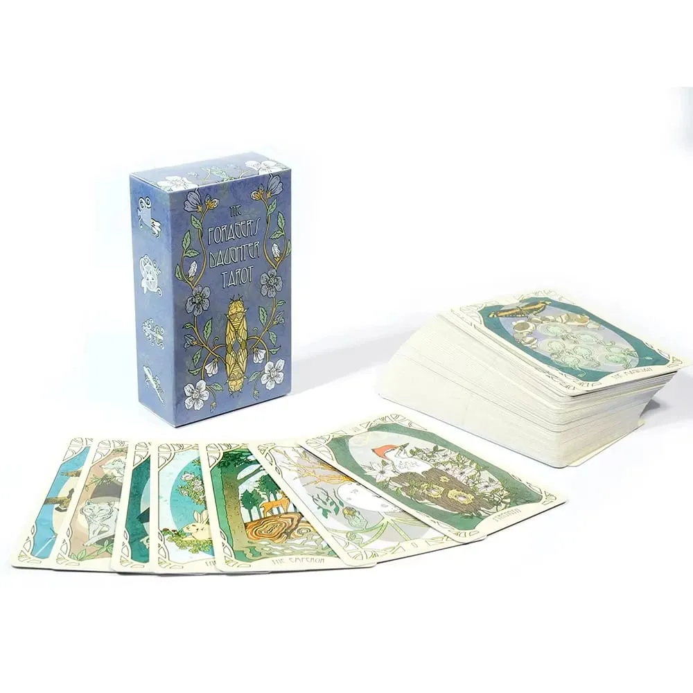 Set di divinazione dei tarocchi della figlia di Forager ispirato alla natura e intriso di un ricco simbolismo 83 carte senza guida cartacea — image 2