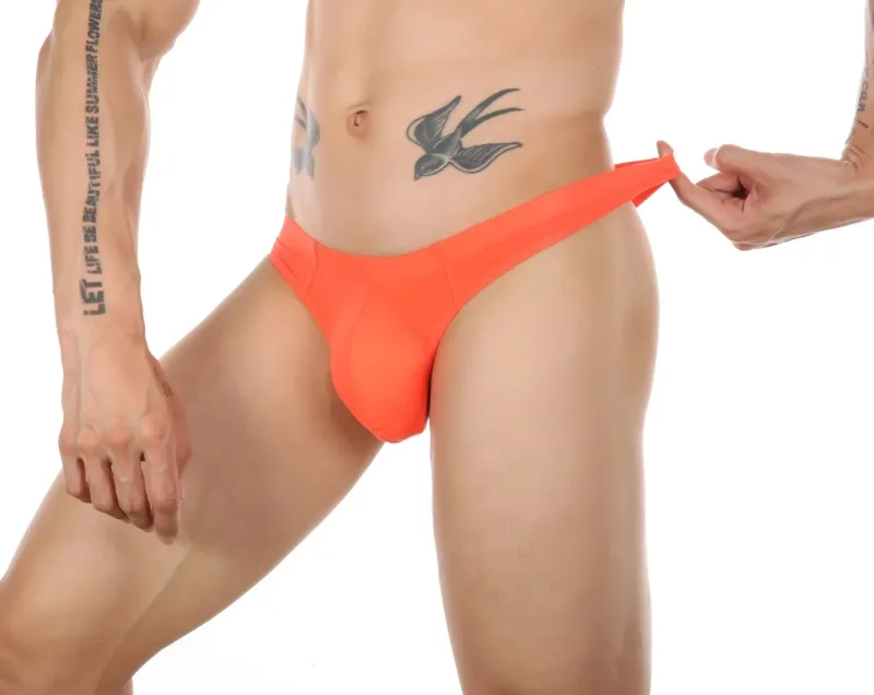 Sexy Men's Thongs Underwears Ultra-thin Thong G Strings Pouch Ice Silk Tanga Hombre Sexy Gay Underpants Breathable Briefs Men — image 18