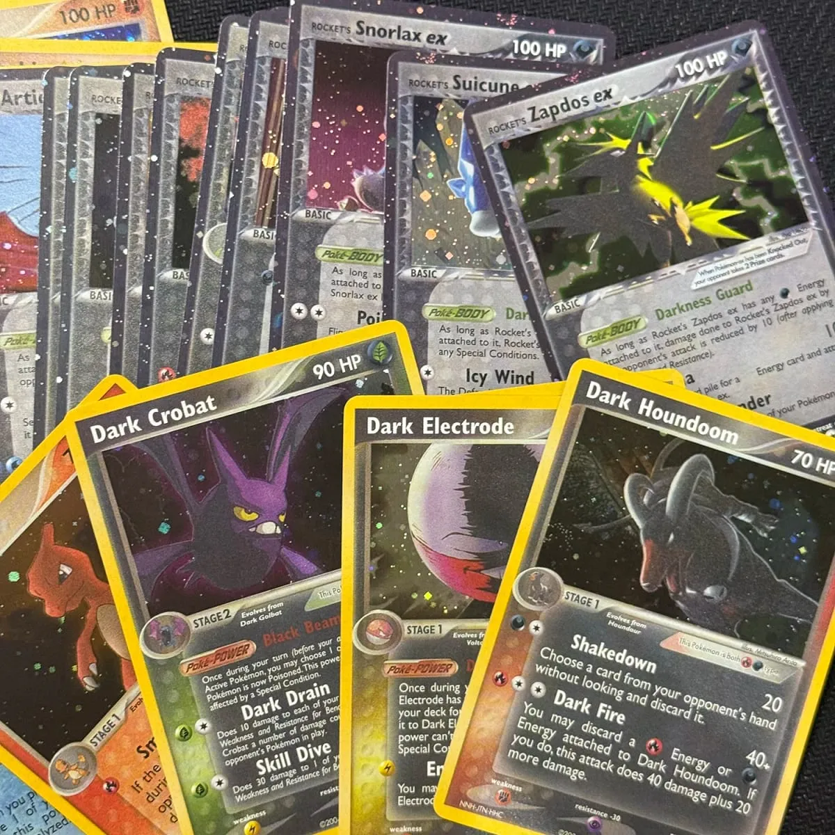 Proxykort Team Rocket Returns (TR) Rocket's Moltres Rocket's Sneasel Treecko Star Dark Ampharos Azumarill Mudkip Star — image 2