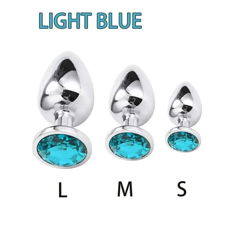 สแตนเลสรอบ Butt Plug Anal เครื่องประดับกระตุ้น Dildo สำหรับคู่เกย์เพศของเล่นผู้ใหญ่ Plug — image 6