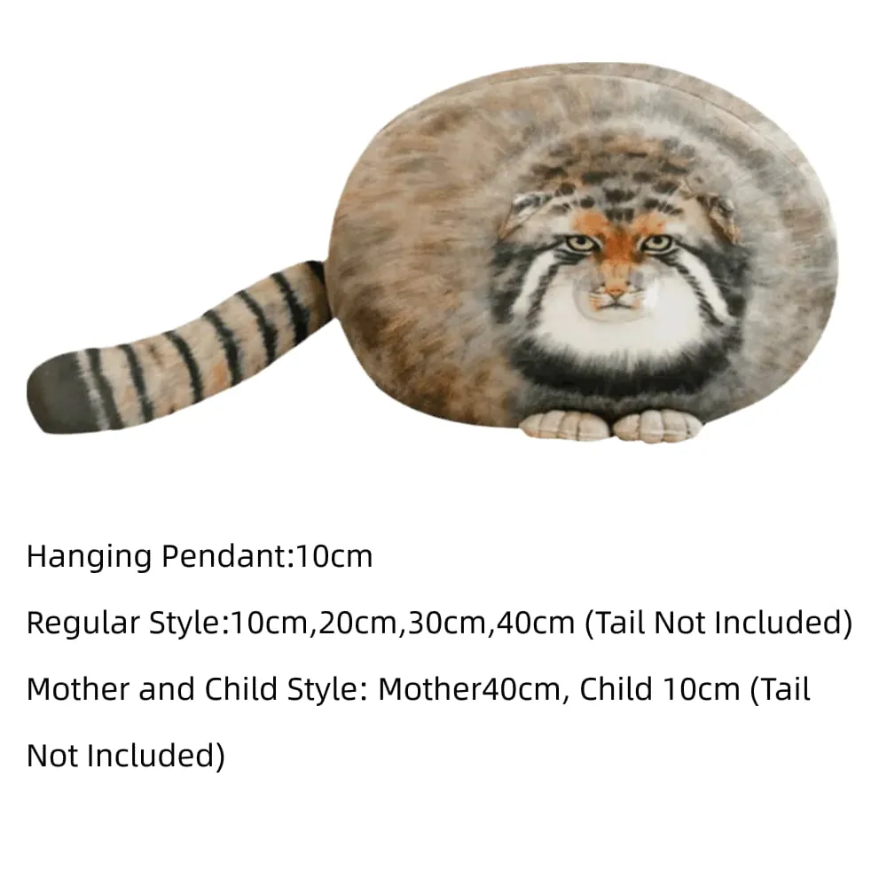 Cuscino per gatti di peluche abbracciabile realistico per gatti super morbidi dall'aspetto feroce Cuscino per gatti di simulazione adorabile elastico per divano — image 6