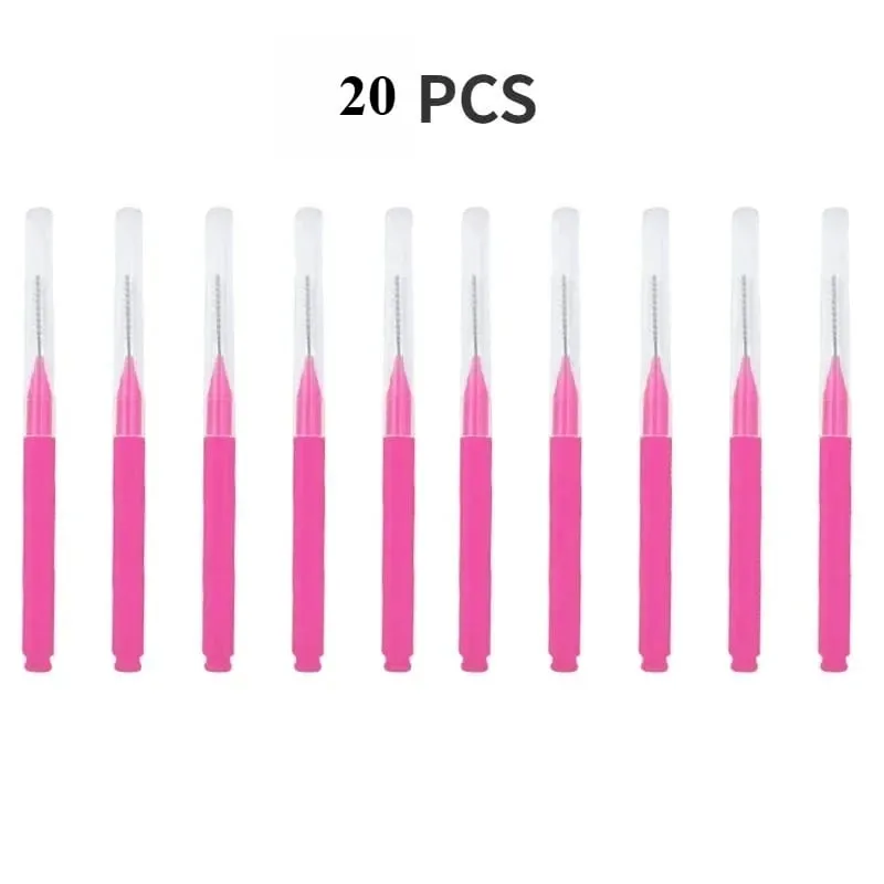 20/50PS Tragbare Mini Augenbraue Pinsel Einweg Wimpern Stirn Heben Pinsel Applikatoren Lash Verlängerung Kamm Schönheit Make-Up-Tools — image 8