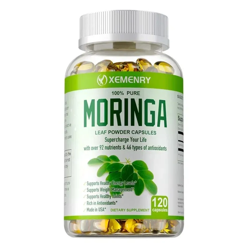 Organic Moringa Capsules - Strengthen The Immune System Promote Metabolism Enhance Energy Help Detoxification Anti-oxidation — image 9