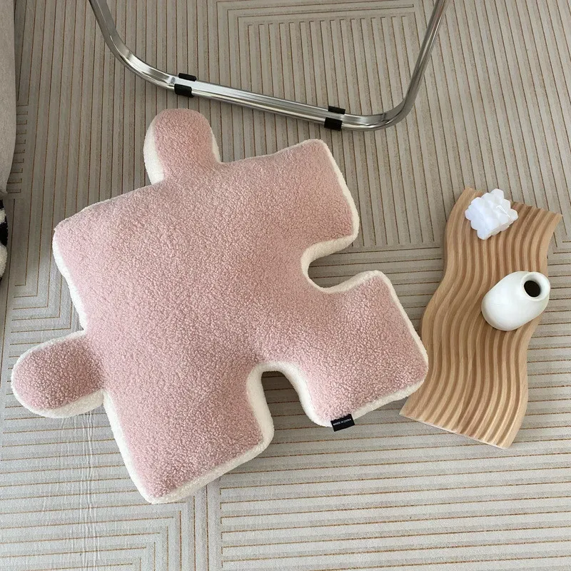 Alien Puzzle Pillow Plush Pillow Home Decoration Building Block Puzzle Comfort Cushion Kids Christmas Birthday Gifts — image 8